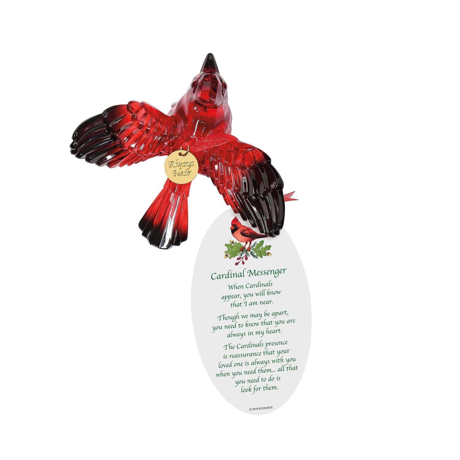 FACNL Acrylic Cardinal Ornament - The Bronze Butterfly