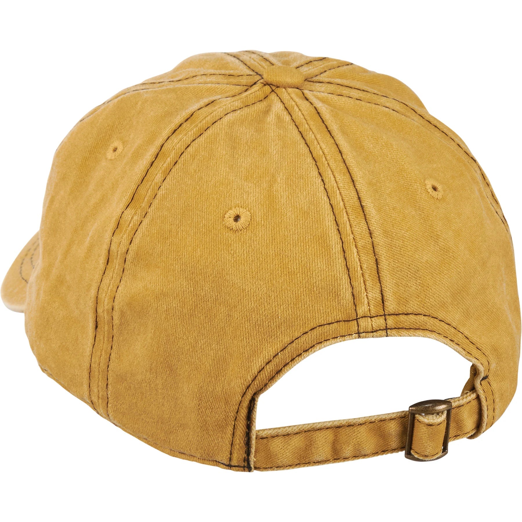 Faith Over Fear Embroidered Baseball Cap | Golden Yellow - The Bronze Butterfly
