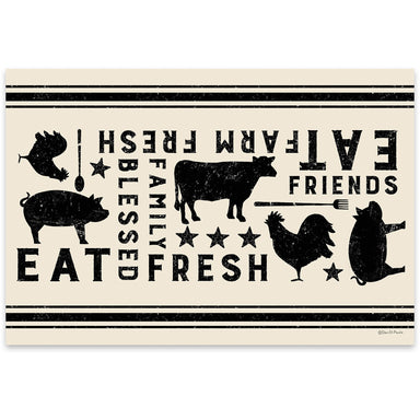 Farmhouse Paper Placemat Pad - The Bronze Butterfly