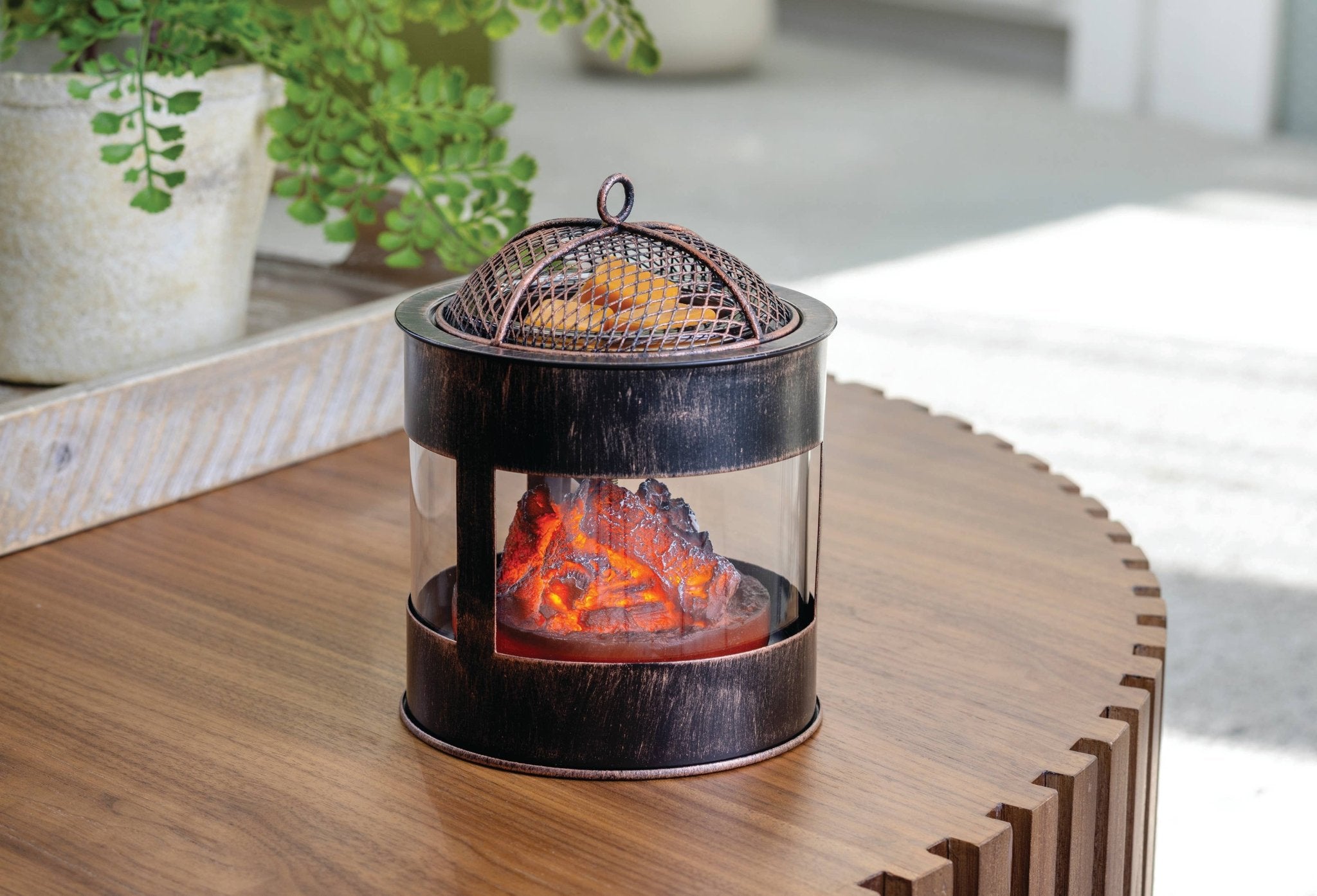 Fire Pit ArtScents Wax Warmer - The Bronze Butterfly
