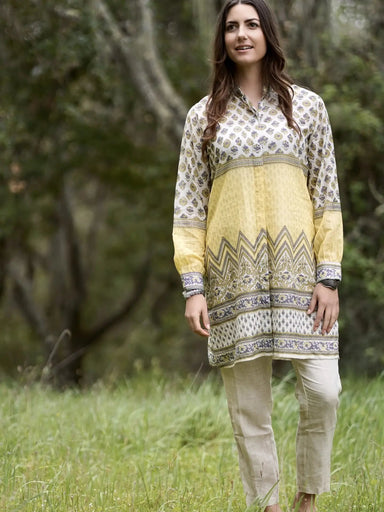 Florence Button Down Tunic - The Bronze Butterfly