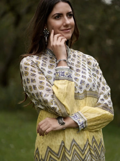 Florence Button Down Tunic - The Bronze Butterfly