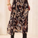 Flowy Plissé Printed Skirt - The Bronze Butterfly