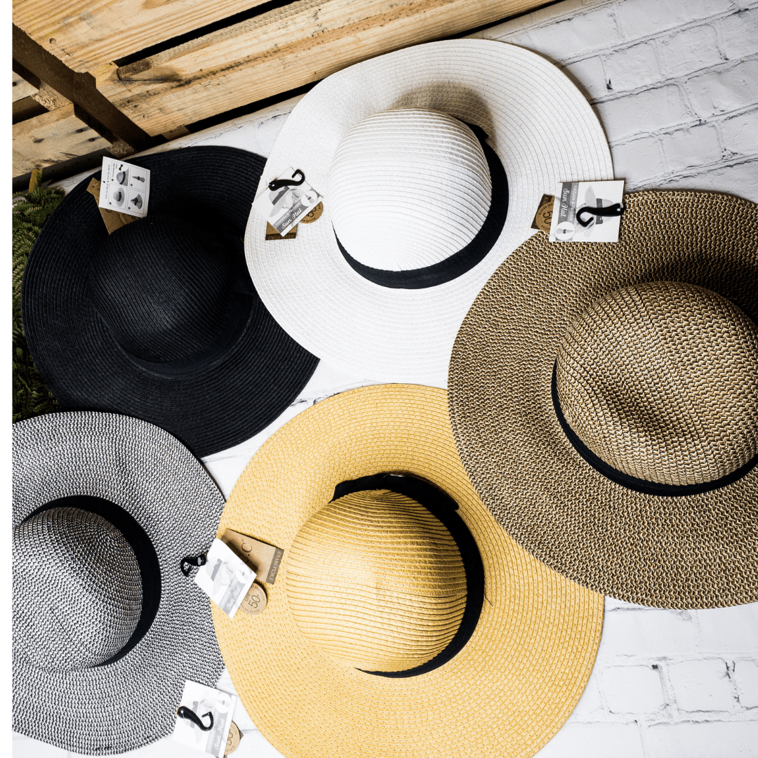 Foldable Straw C.C Sunhat - The Bronze Butterfly