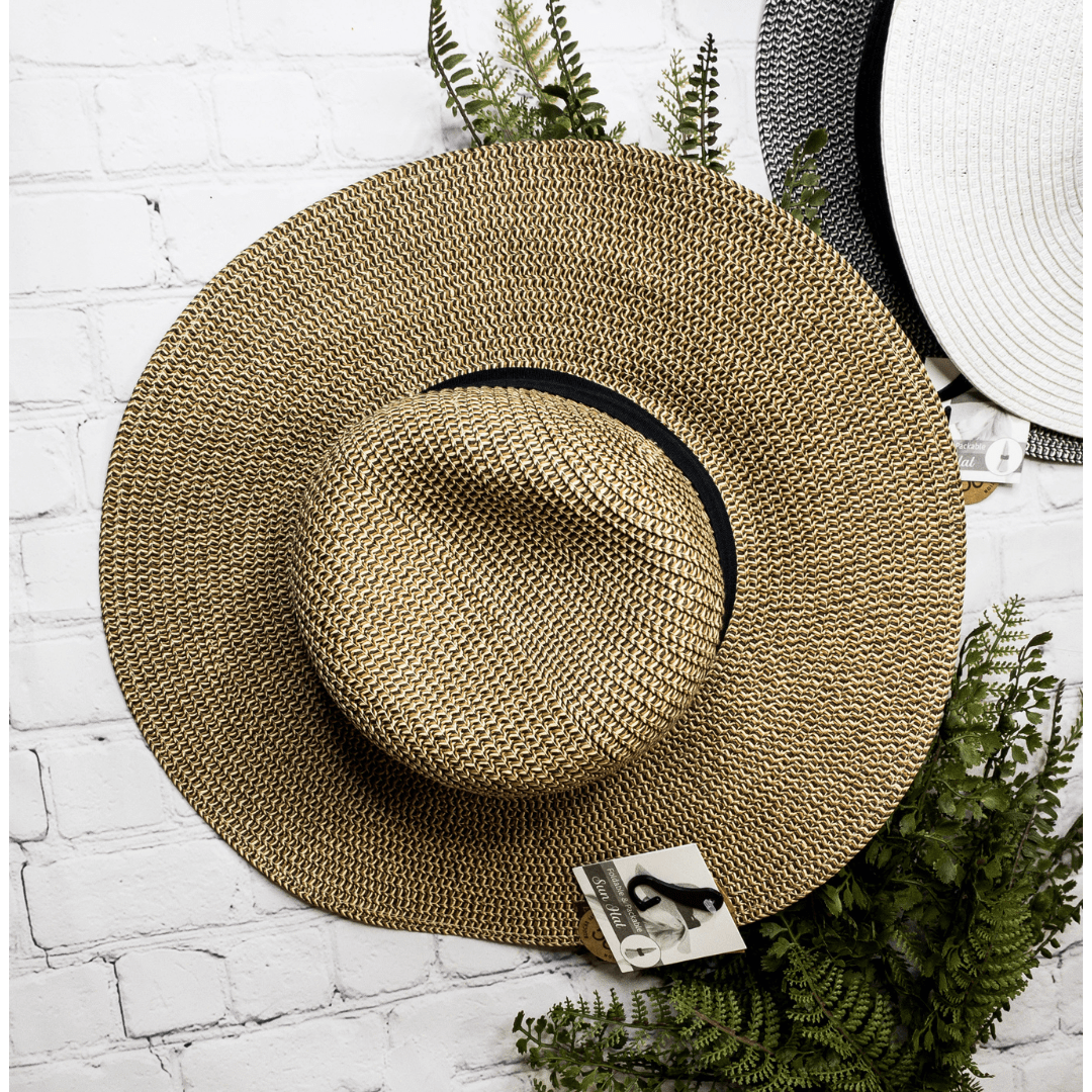 Foldable Straw C.C Sunhat - The Bronze Butterfly