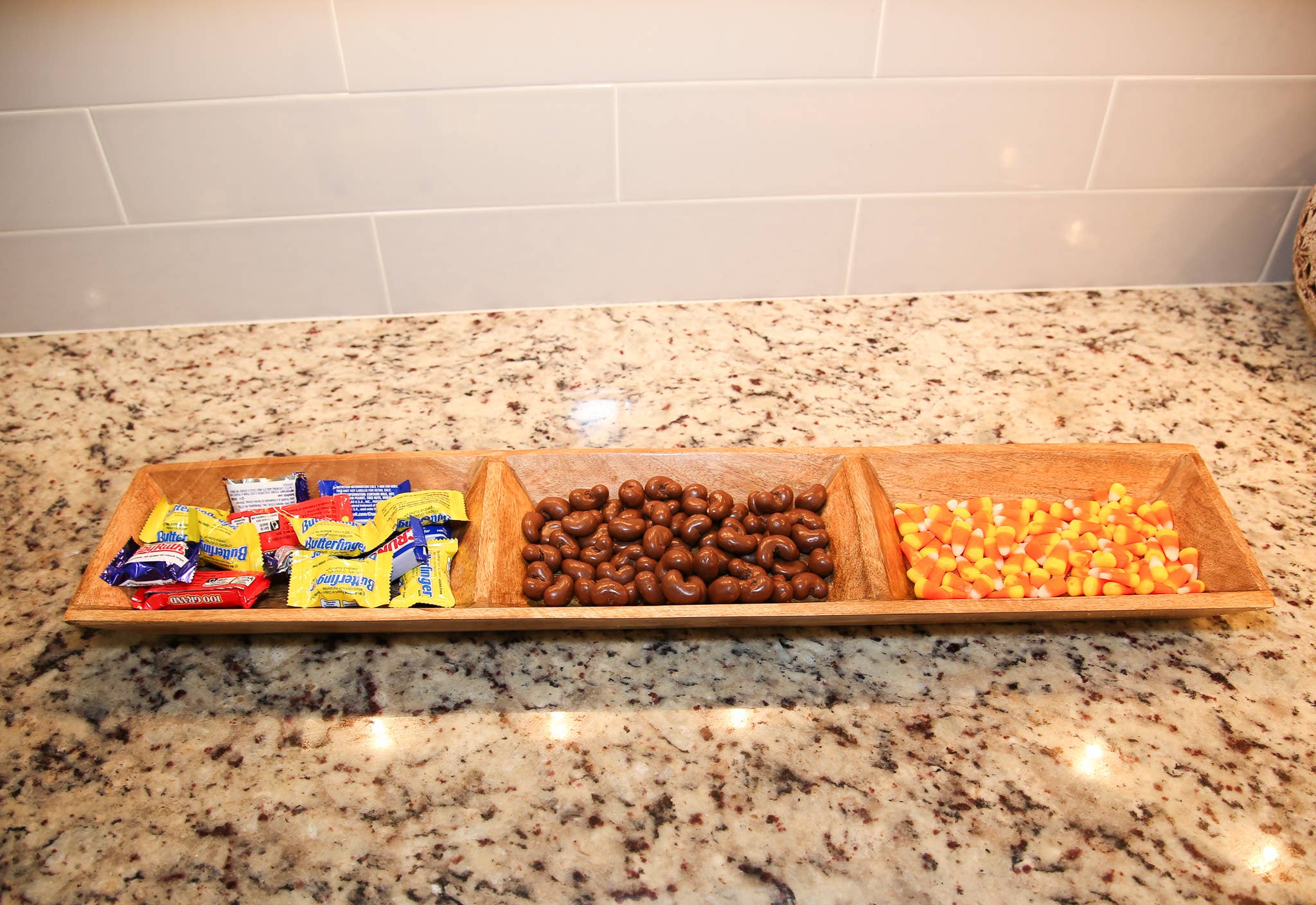 Food Safe 3 Compartment Tray - The Bronze Butterfly