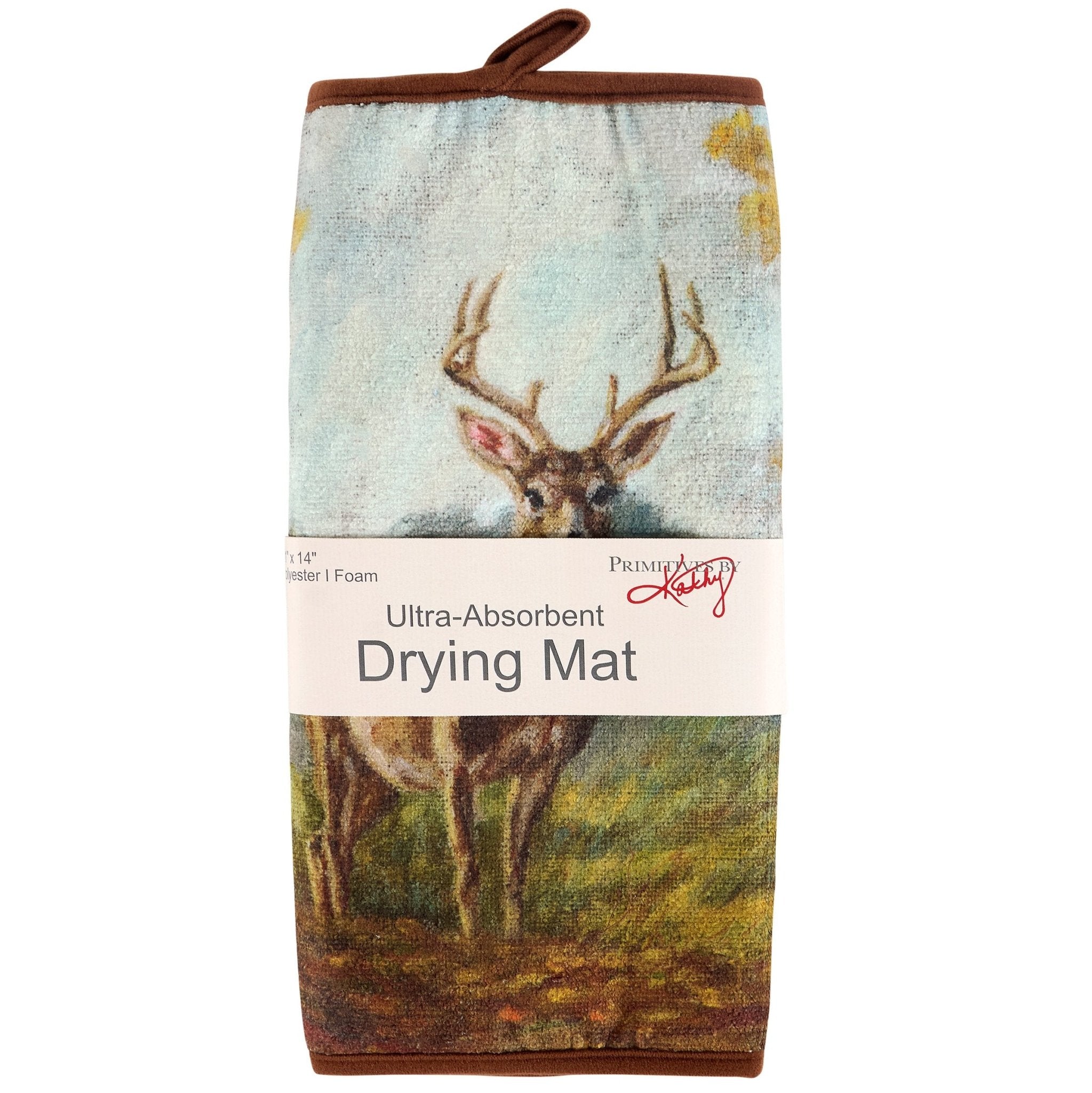 Forest Deer Drying Mat - The Bronze Butterfly