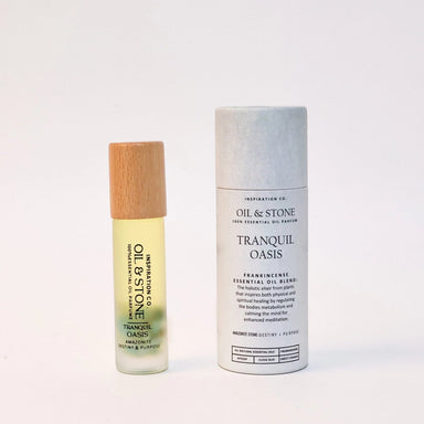 Frankincense & Myrrh - Amazonite Premium Oil Perfume - The Bronze Butterfly