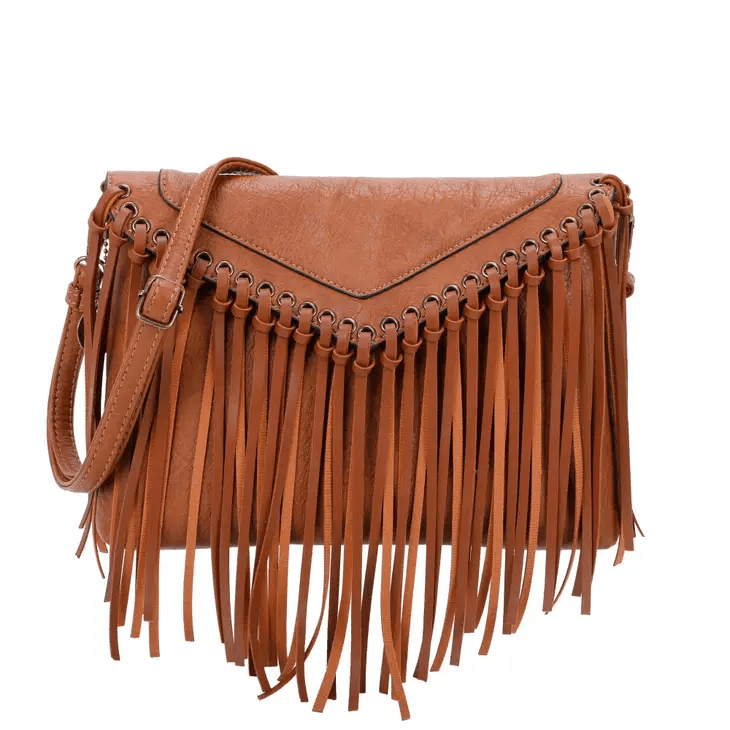 Fringe Crossbody Bag - The Bronze Butterfly