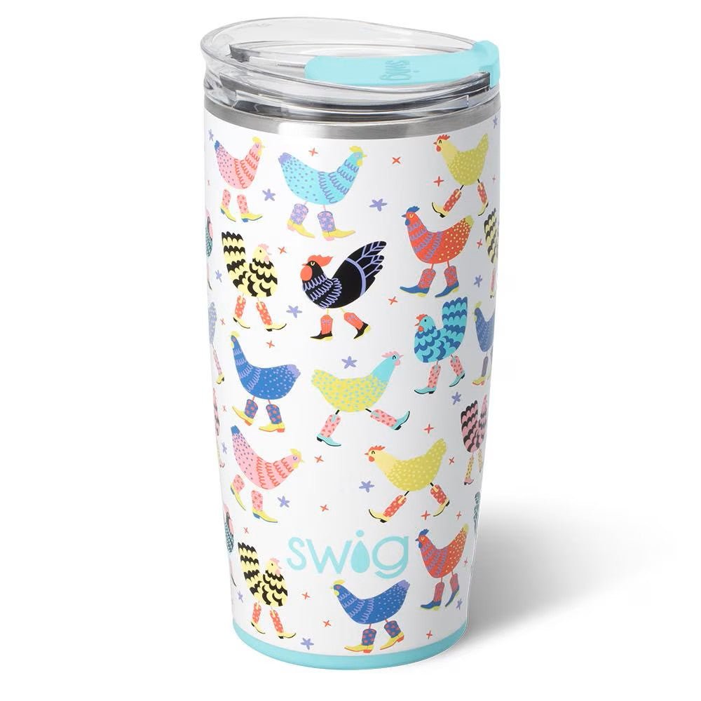 Funky Chicken Tumbler 22oz - The Bronze Butterfly