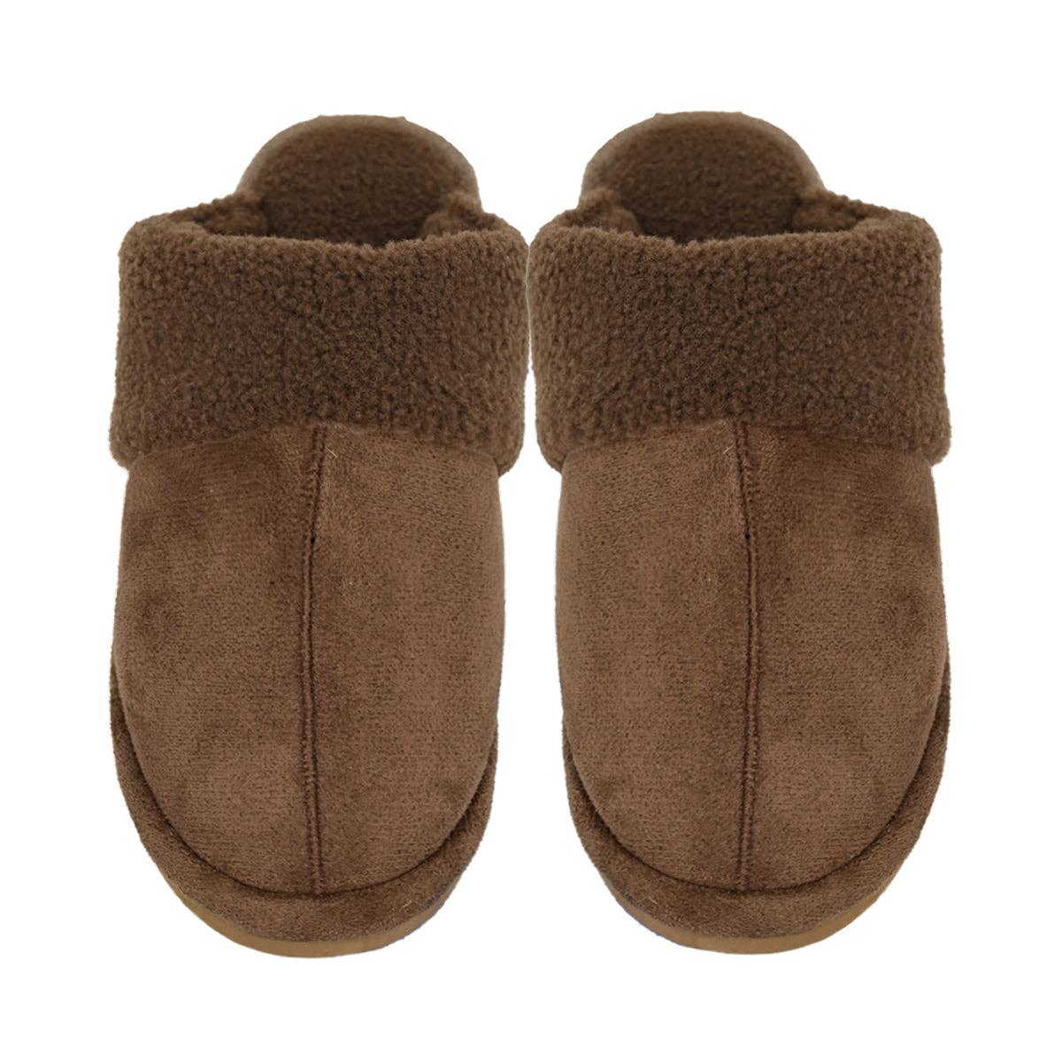 Fur Suede Sherpa C.C Slippers - The Bronze Butterfly