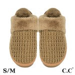 C.C. Waffle Knitted Slippers