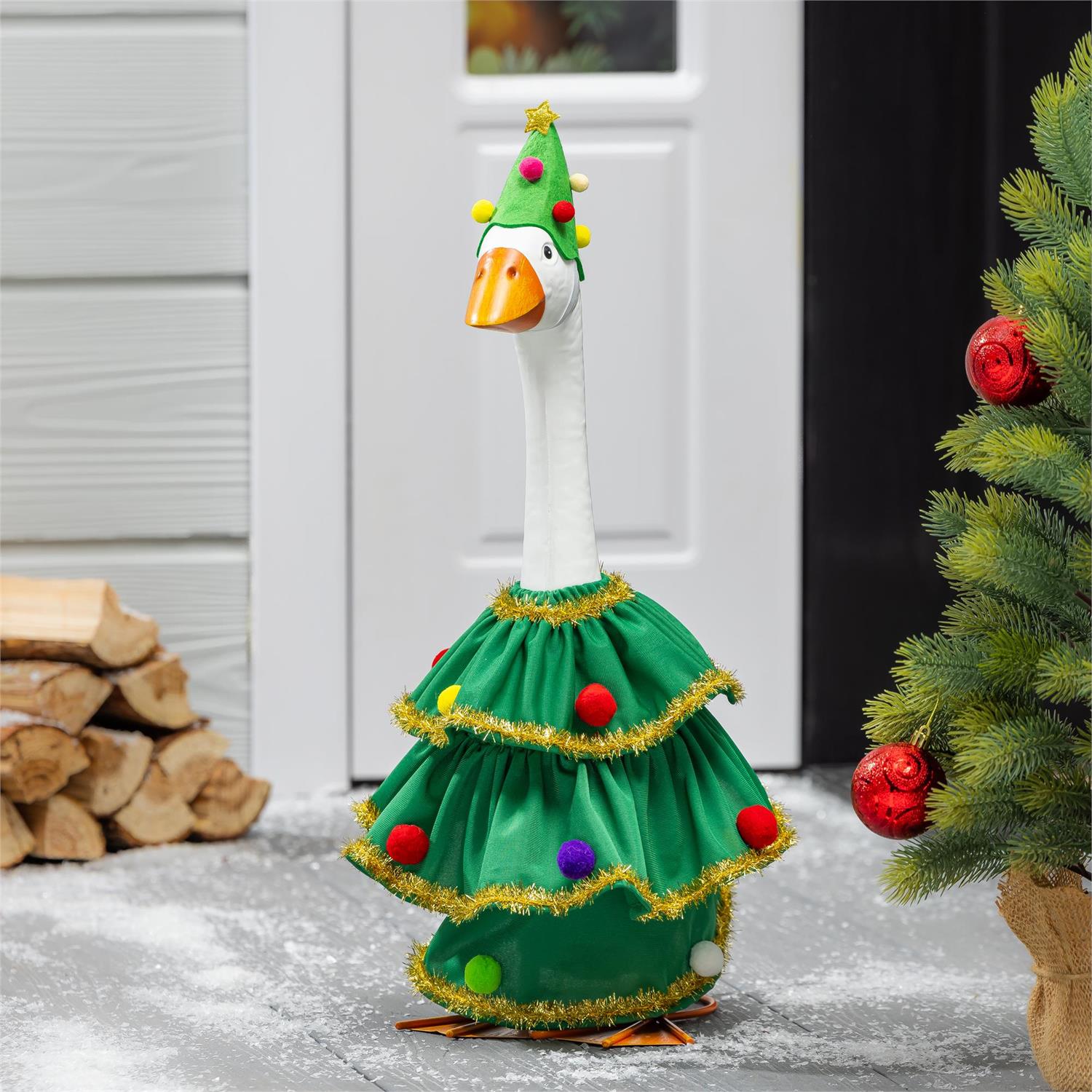 Giddy the Goose Outfit Christmas Tree - The Bronze Butterfly
