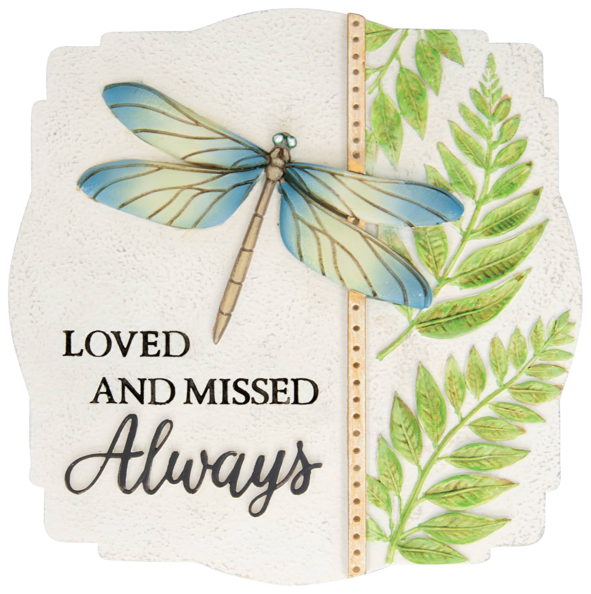Gift & Garden Missed Always Mini Garden Stone - The Bronze Butterfly