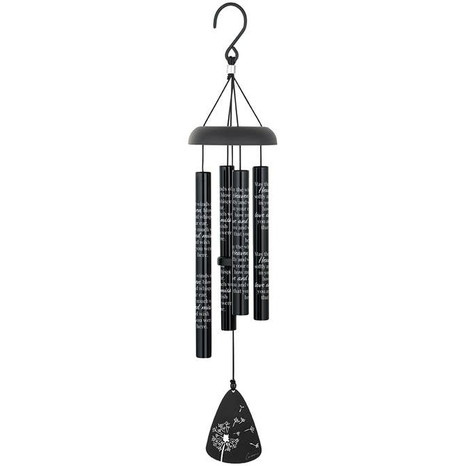 Gift & Garden Winds of Heaven 21" Black Sonnet Chime - The Bronze Butterfly