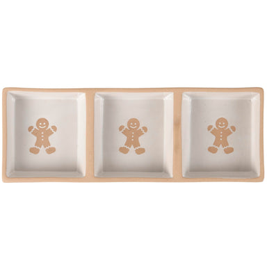Gingerbread Men Tidbit Tray - The Bronze Butterfly