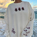 Gingerbread Recipe Christmas Embroider Sweatshirt By Sunkissed Coconut - The Bronze Butterfly