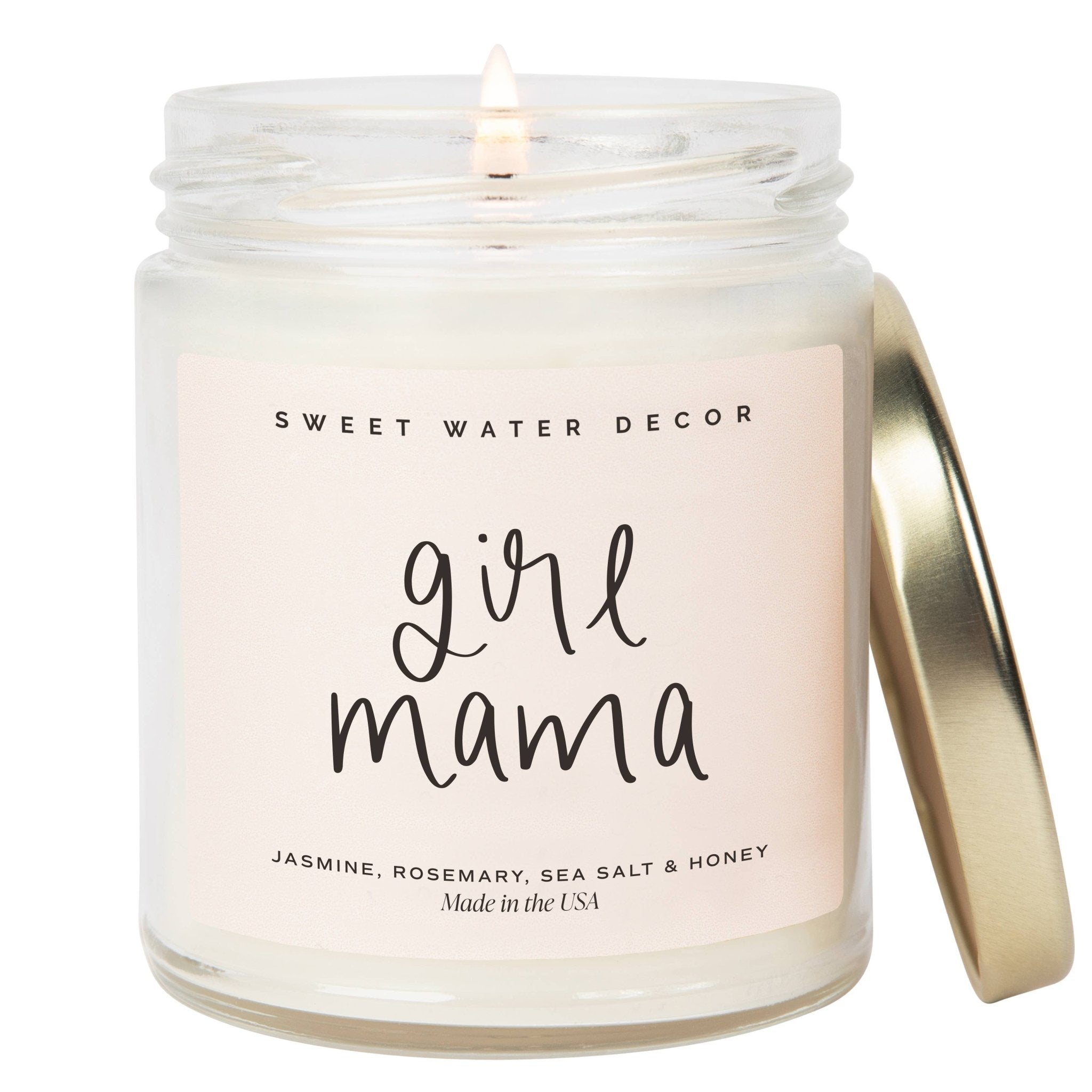 Girl Mama 9 oz Soy Candle - The Bronze Butterfly