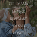 Girl Mama 9 oz Soy Candle - The Bronze Butterfly