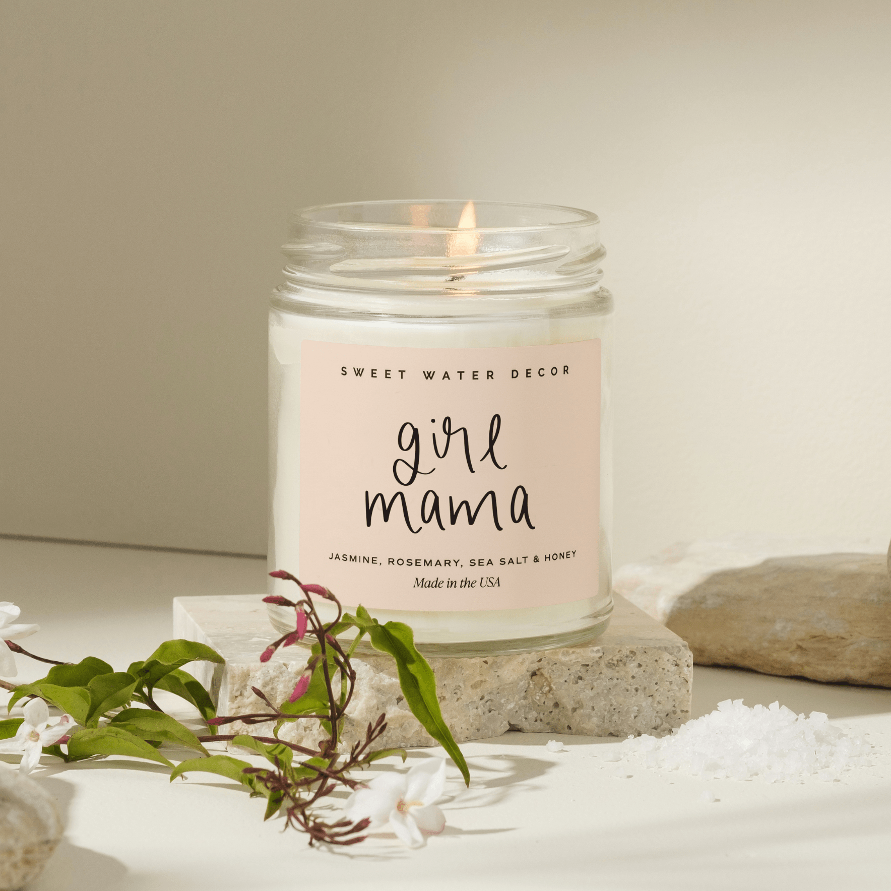 Girl Mama 9 oz Soy Candle - The Bronze Butterfly