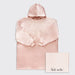 Glazey Satin Hoodie - Blush - The Bronze Butterfly