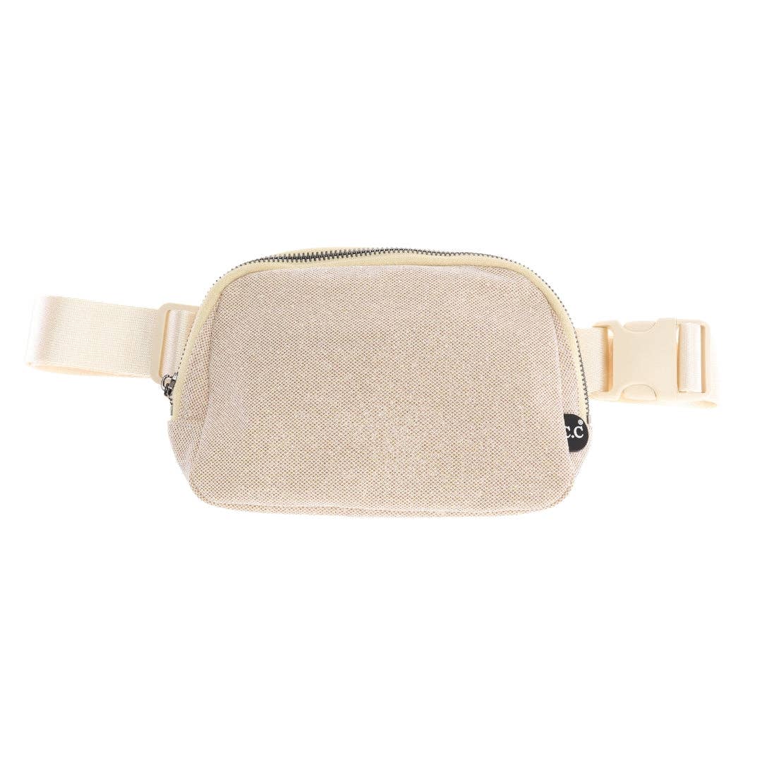 Glitter Mesh C.C Belt Bag BGS0062 - The Bronze Butterfly