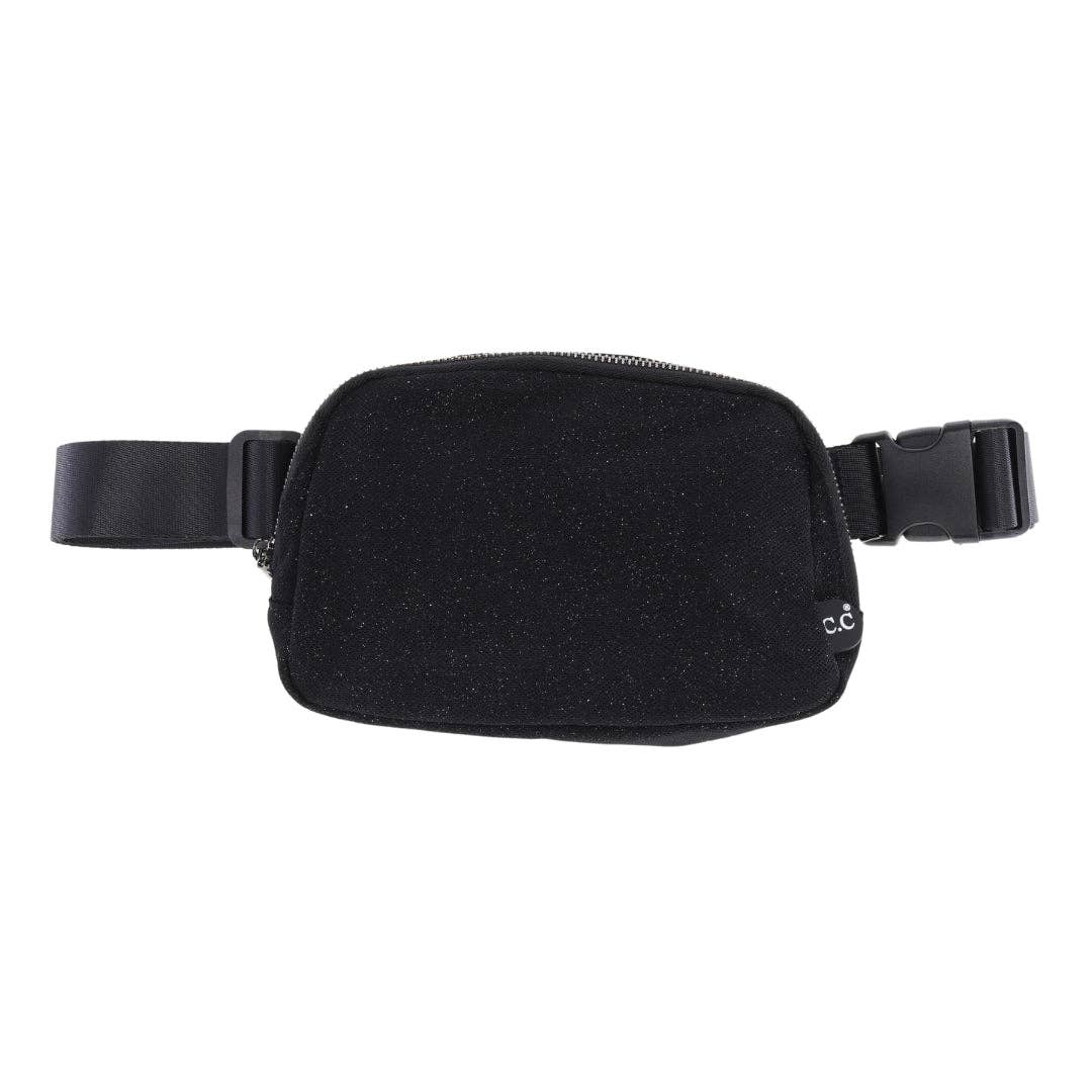 Glitter Mesh C.C Belt Bag BGS0062 - The Bronze Butterfly