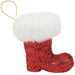 Glitter Santa Boot Ornament - The Bronze Butterfly