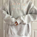 God Is Good Quilted Pastel Embroidered Sweatshirt - The Bronze Butterfly