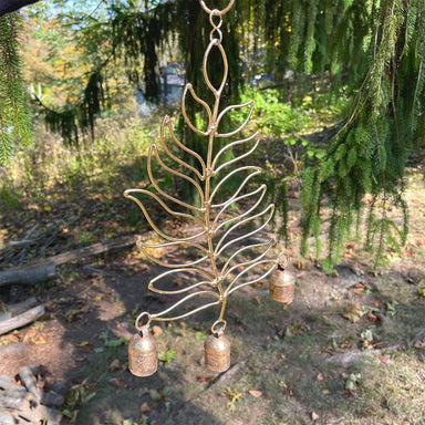 Golden Fern Chime - The Bronze Butterfly