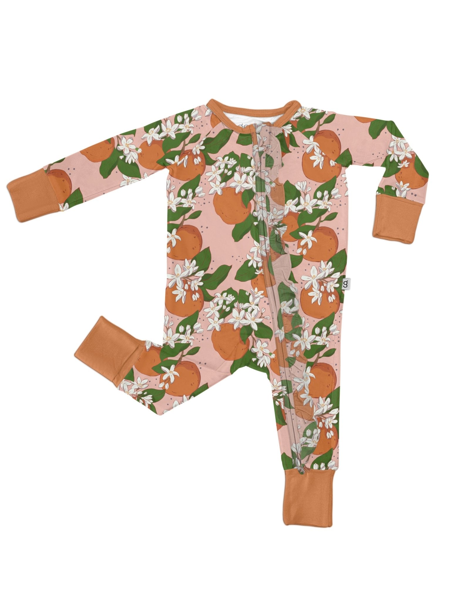 Goosies Long Sleeve Zip PJ - The Bronze Butterfly