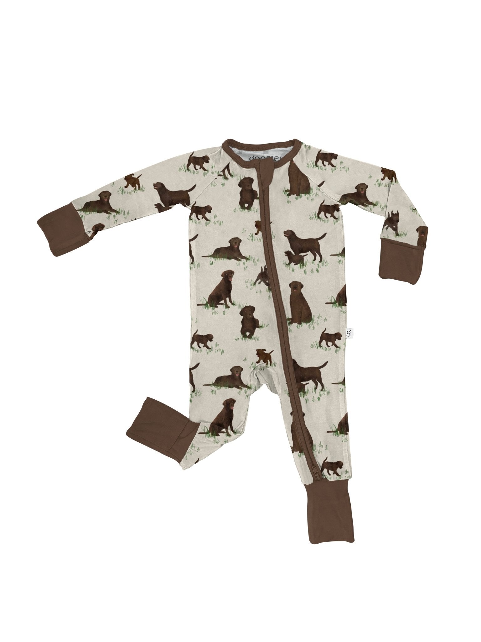 Goosies Long Sleeve Zip PJ - The Bronze Butterfly