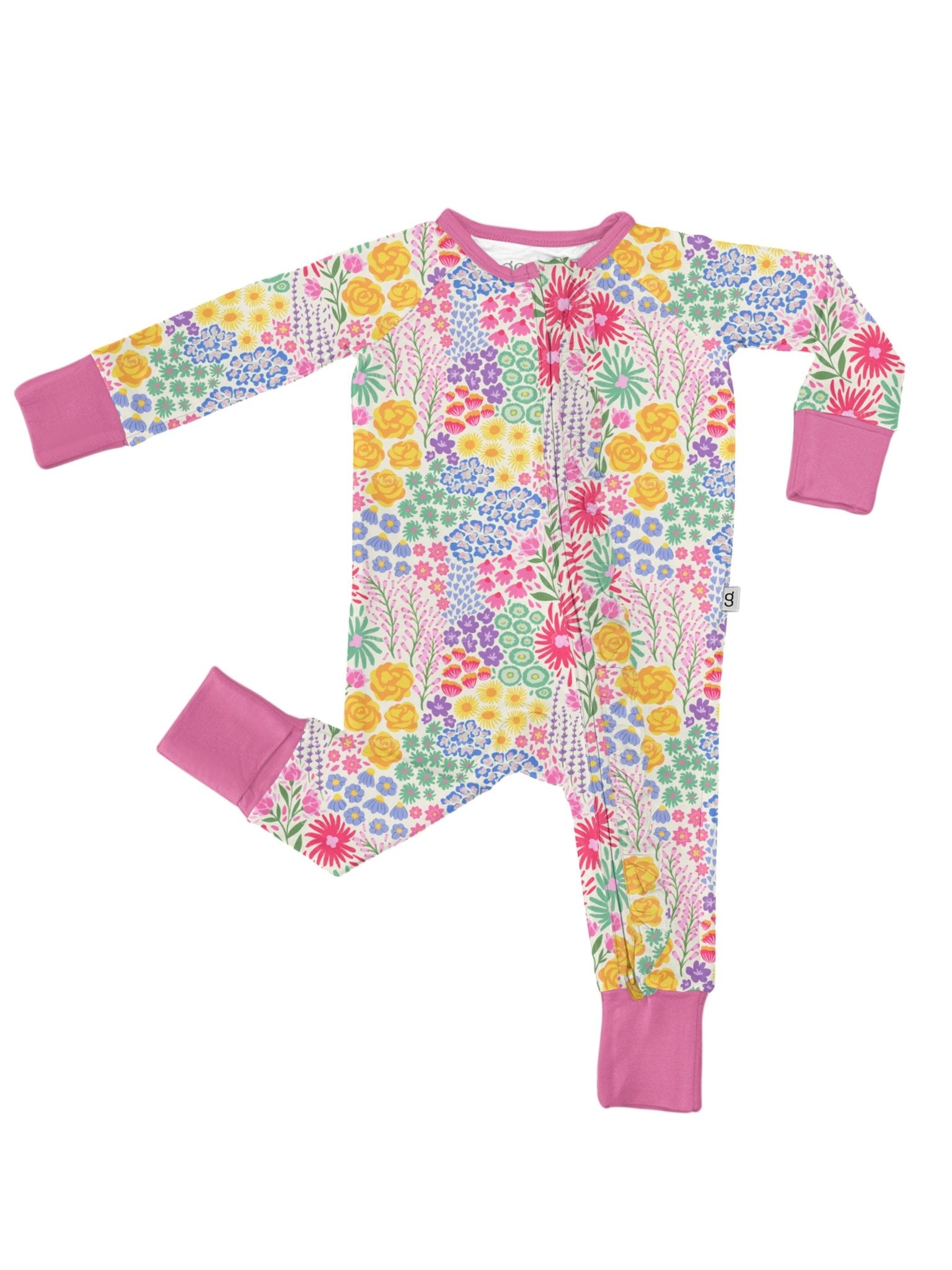 Goosies Long Sleeve Zip PJ - The Bronze Butterfly