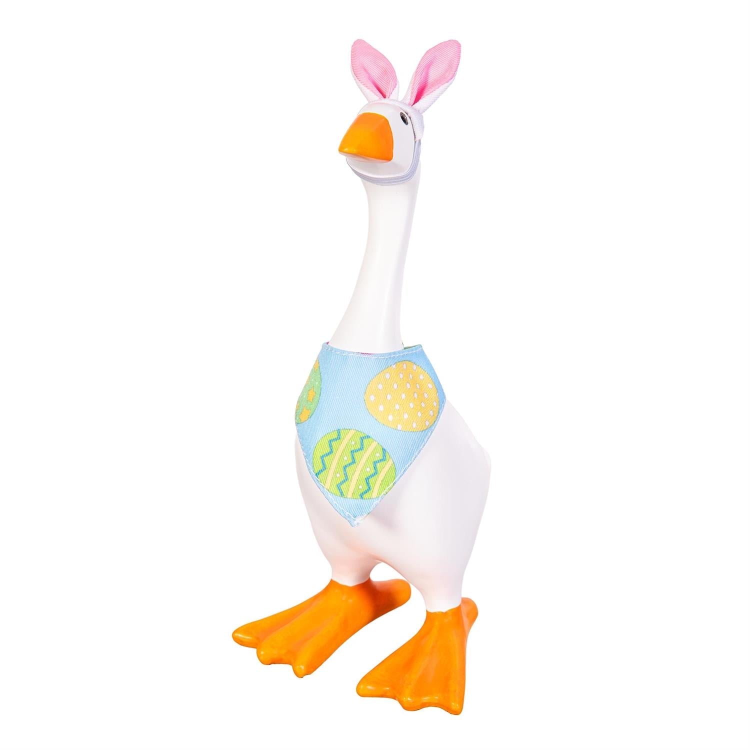 Gordy Desktop Goose Easter Accessory Set | Bunny Ears & Bandana - The Bronze Butterfly