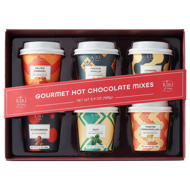 Gourmet Gift Set of Mini Cup Hot Chocolates Set of 6 - The Bronze Butterfly