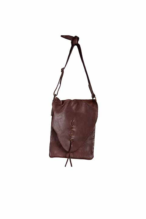 Scully Leather Handbag B185 in Chocolate