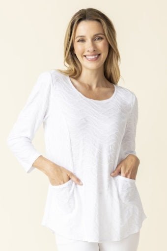 Habitat Cascade Cotton Built In Pocket Tee - The Bronze Butterfly