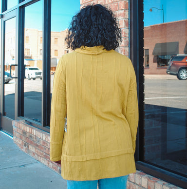 HABITAT CLOTHING COWL POCKET TUNIC TOP - The Bronze Butterfly