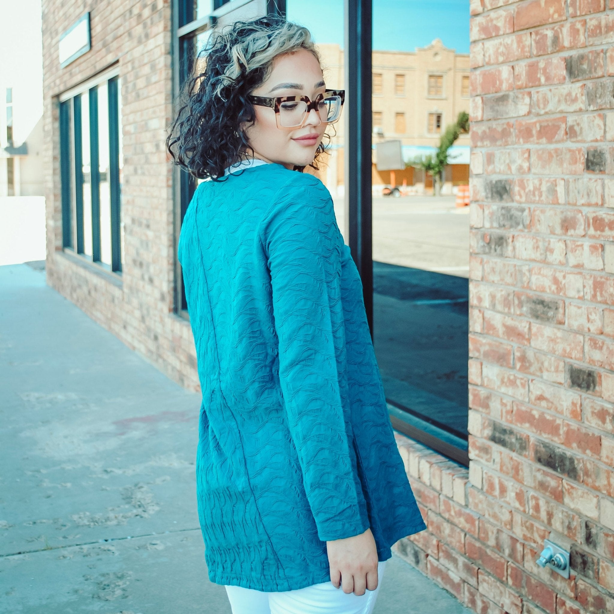 HABITAT CLOTHING WATERFALL ANGEL KNIT HEM TUNIC - The Bronze Butterfly