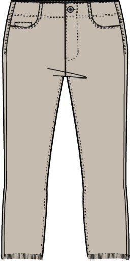 Habitat Stretch Denim Capri - The Bronze Butterfly