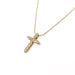 Hannah Diamond Cross Necklace - WATERPROOF - The Bronze Butterfly