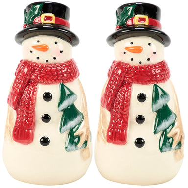 Happy Snowmen Salt & Pepper Set - The Bronze Butterfly