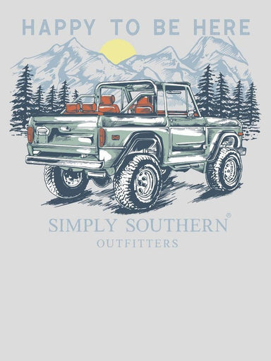 Happy to be Here - Men's Short Sleeve Tee - The Bronze Butterfly