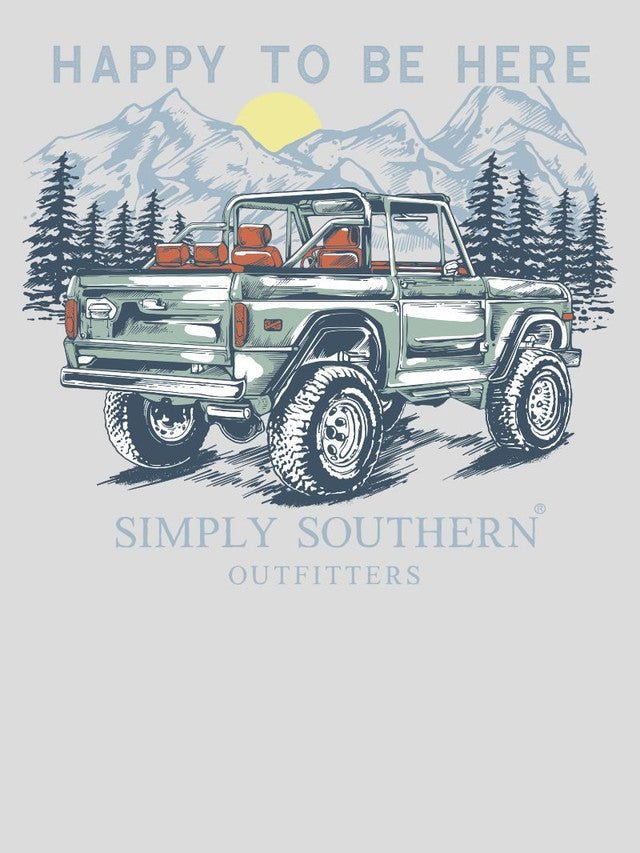 Happy to be Here - Men's Short Sleeve Tee - The Bronze Butterfly