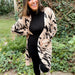 Harper Heavyweight Animal Print Cardigan - The Bronze Butterfly