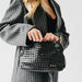 Harper Hobo Woven Shoulder Bag | Black, Brown, Cream - The Bronze Butterfly