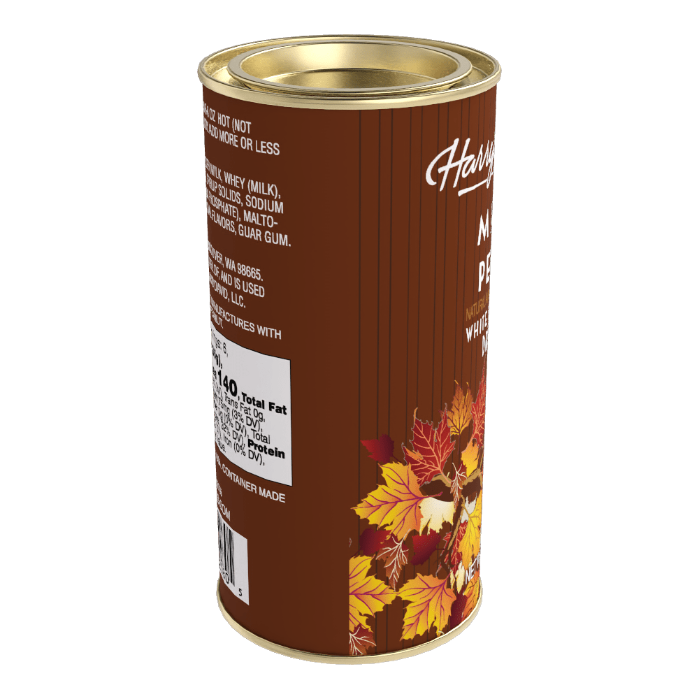 H&D® Fall Maple Pecan White Hot Chocolate (8oz Tins) - The Bronze Butterfly