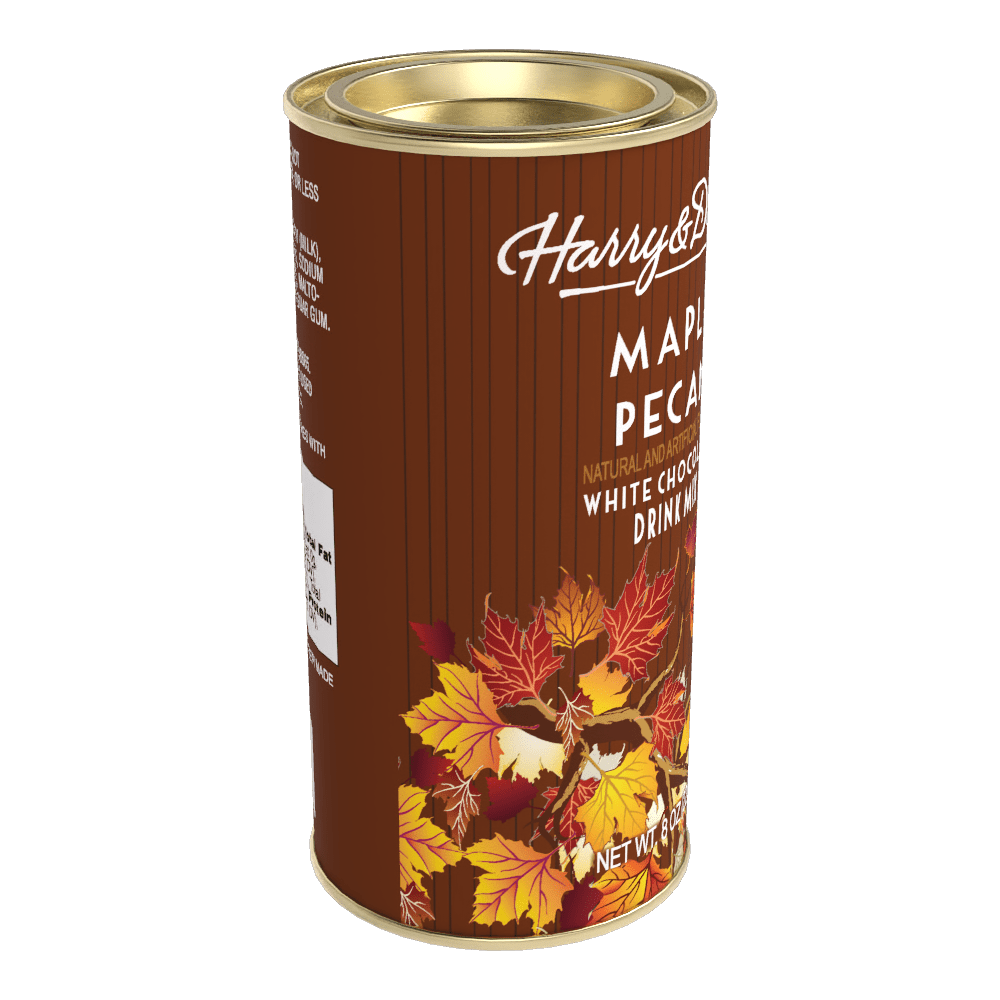H&D® Fall Maple Pecan White Hot Chocolate (8oz Tins) - The Bronze Butterfly
