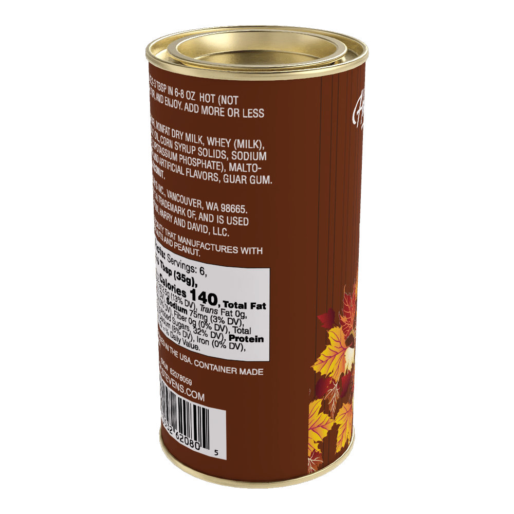 H&D® Fall Maple Pecan White Hot Chocolate (8oz Tins) - The Bronze Butterfly