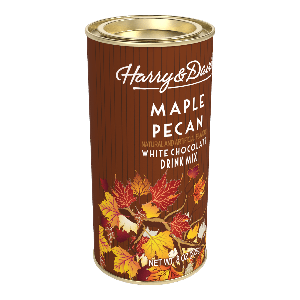 H&D® Fall Maple Pecan White Hot Chocolate (8oz Tins) - The Bronze Butterfly